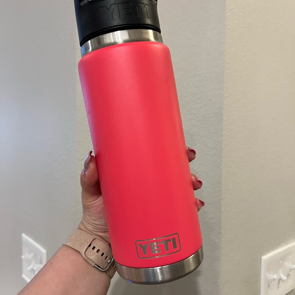 YETI Pink Stainless Steel Tumbler